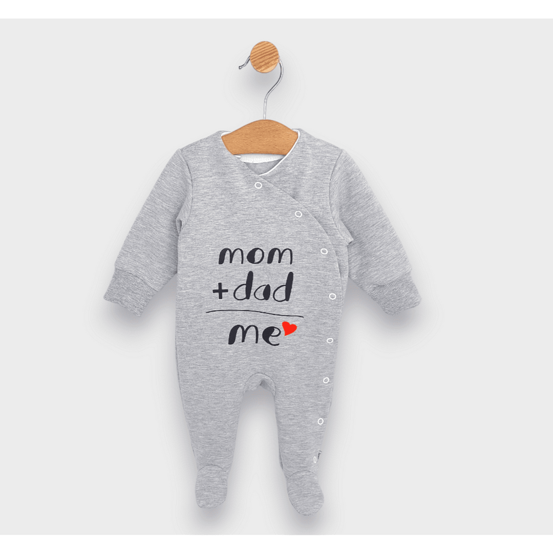 Rainy Бебешки гащеризон Mam + dad 48 - 74 см. сив