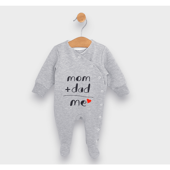 Rainy Бебешки гащеризон Mam + dad 48 - 74 см. сив
