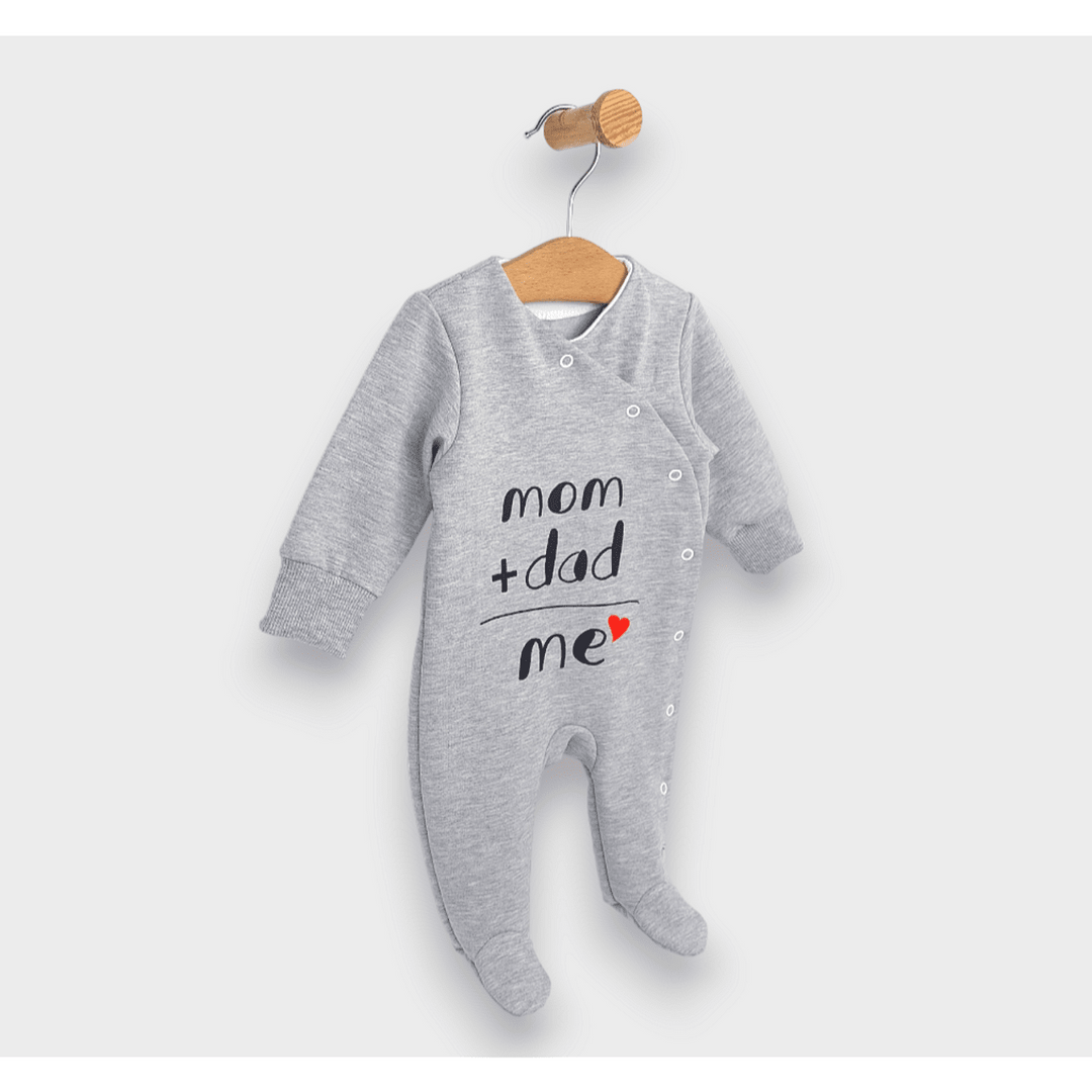 Rainy Бебешки гащеризон Mam + dad 48 - 74 см. сив