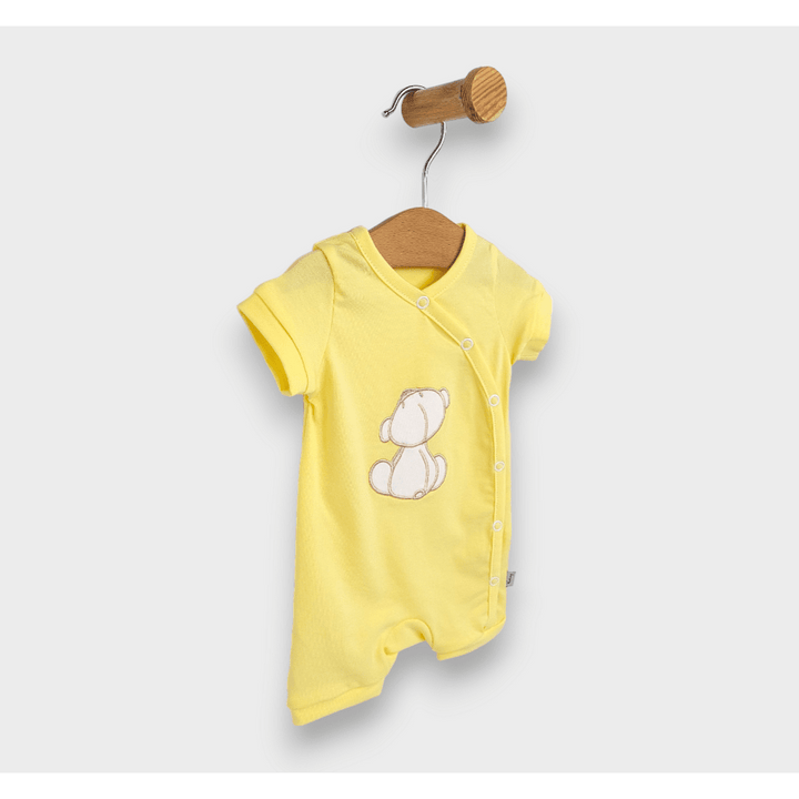 Rainy Бебешки гащеризон Мече 56-80см. жълт