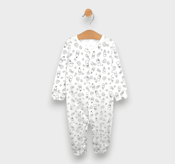 Rainy Бебешки гащеризон Milk 48- 86см. екрю