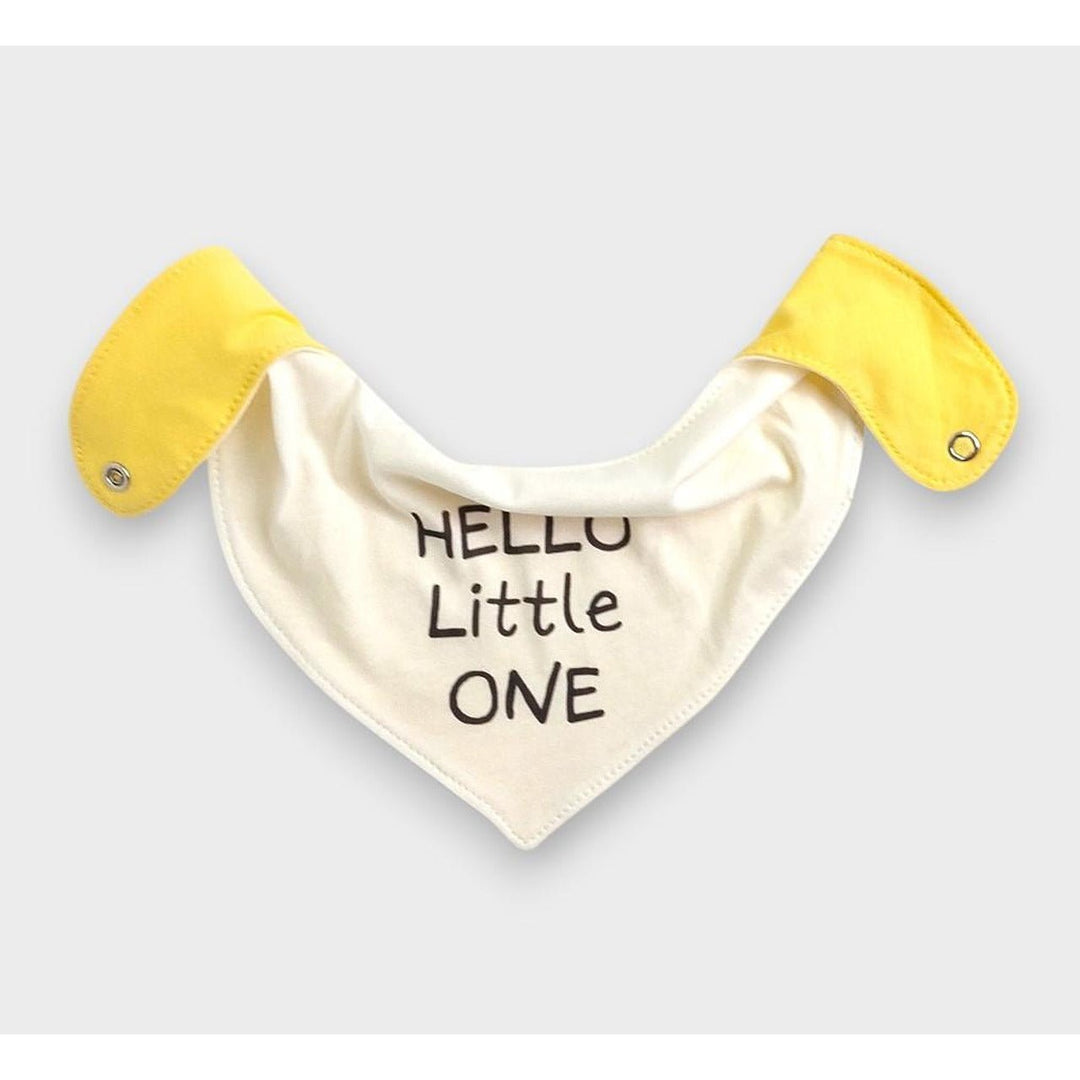 Rainy Бебешки гащеризон с бандана Hello little one с дълъг ръкав 56-68см.