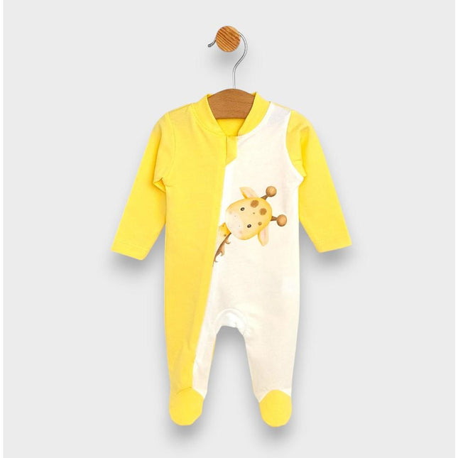 Rainy Бебешки гащеризон с бандана Hello little one с дълъг ръкав 56-68см.