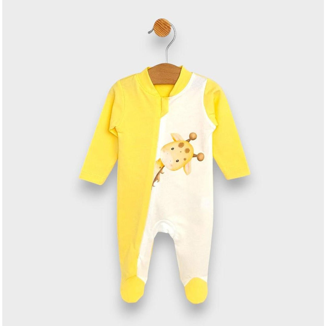 Rainy Бебешки гащеризон с бандана Hello little one с дълъг ръкав 56-68см.