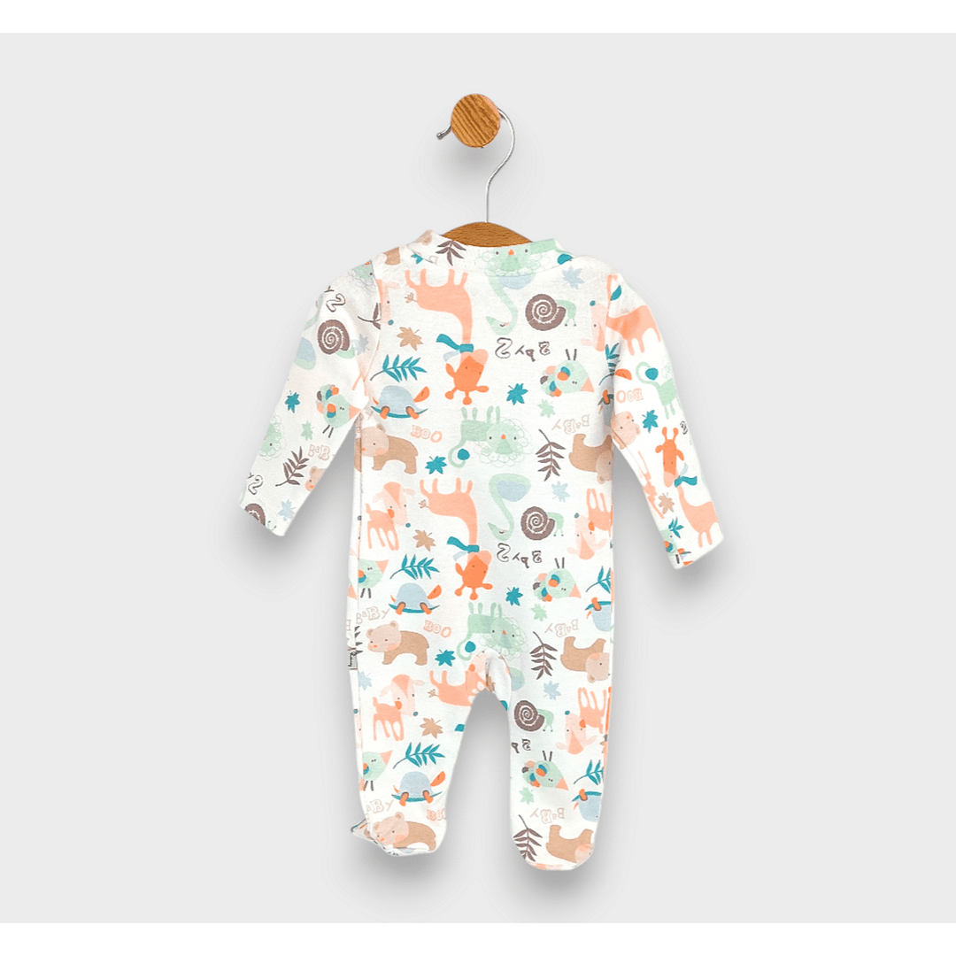 Rainy Бебешки гащеризон с цип 48 - 74 см. Животинки Baby boo