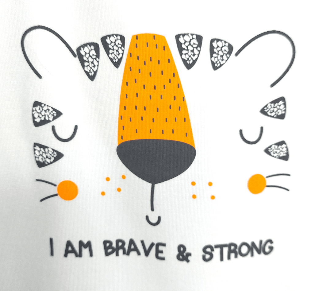 Rainy Бебешки гащеризон I am Strong 56-74см. бял