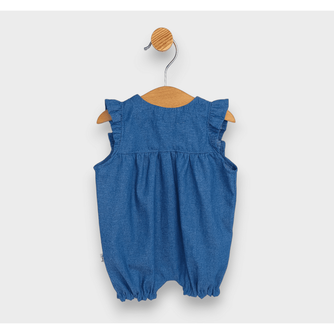 Rainy Premium Бебешки гащеризон с крилца 56-80см. деним