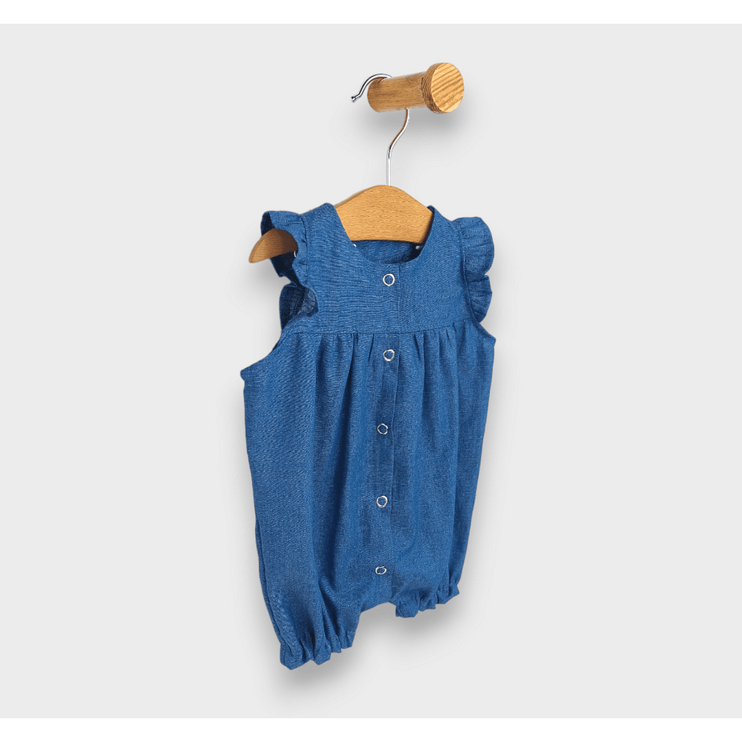 Rainy Premium Бебешки гащеризон с крилца 56-80см. деним