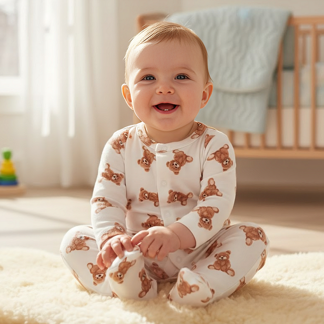 Rainy Бебешки гащеризон с предно закопчаване 56 - 74 см. Мече