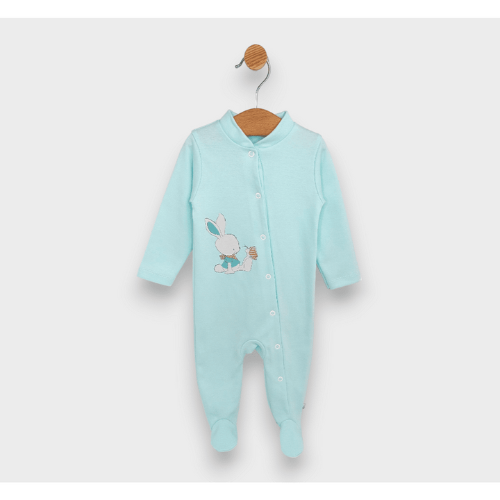 Rainy Бебешки гащеризон с ръкавички 48 - 74 см. Rabbit and butterfly