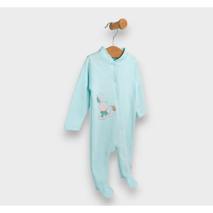 Rainy Бебешки гащеризон с ръкавички 48 - 74 см. Rabbit and butterfly