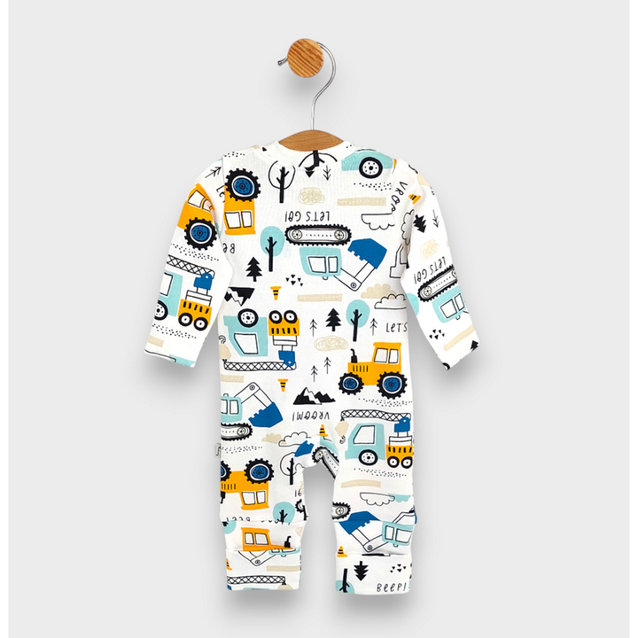 Rainy Бебешки гащеризон с ръкавички и чорапче 48 - 62 см. Багери