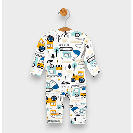 Rainy Бебешки гащеризон с ръкавички и чорапче 48 - 62 см. Багери