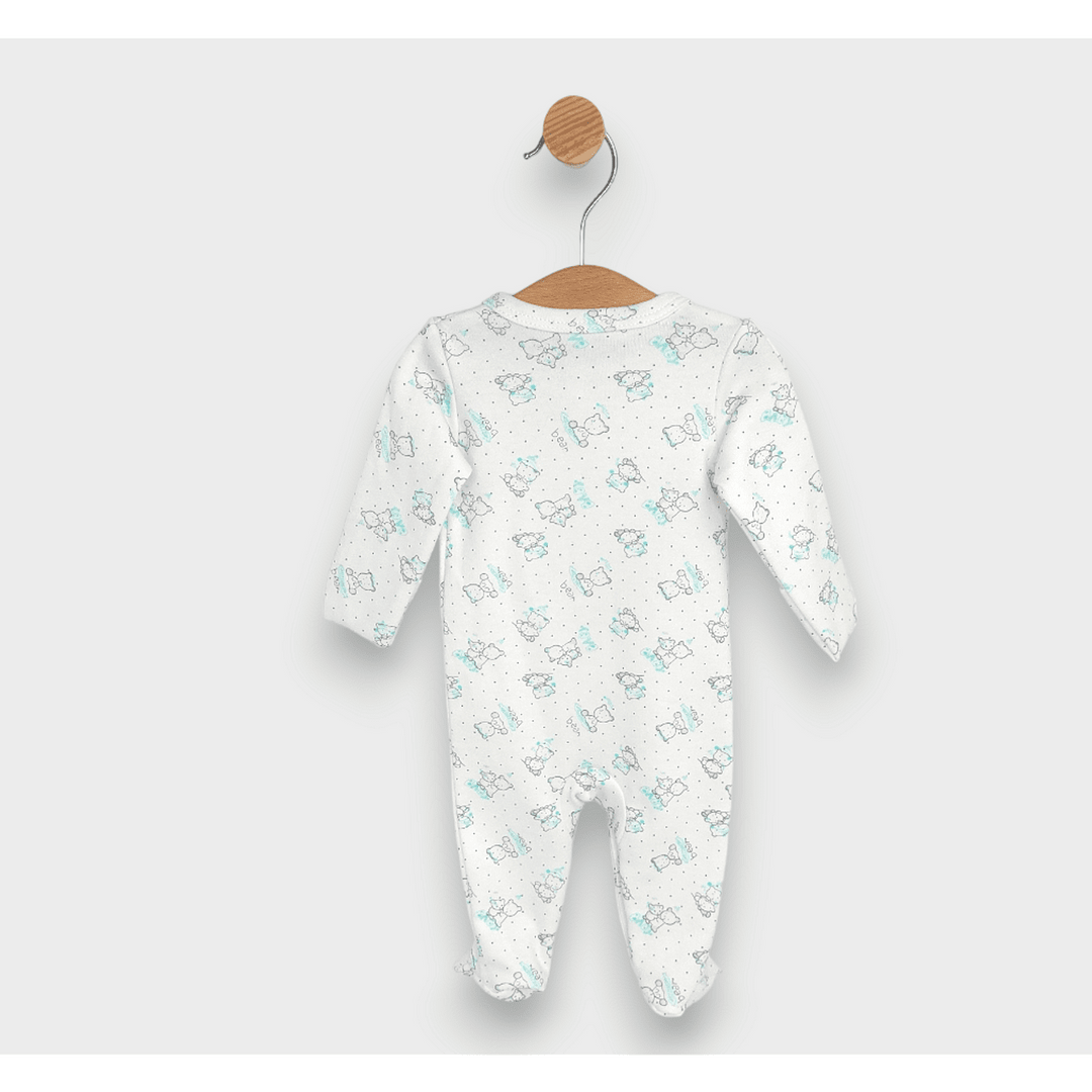 Rainy Бебешки гащеризон Сиви мечета Baby с предно закопчаване 48 - 68 см.
