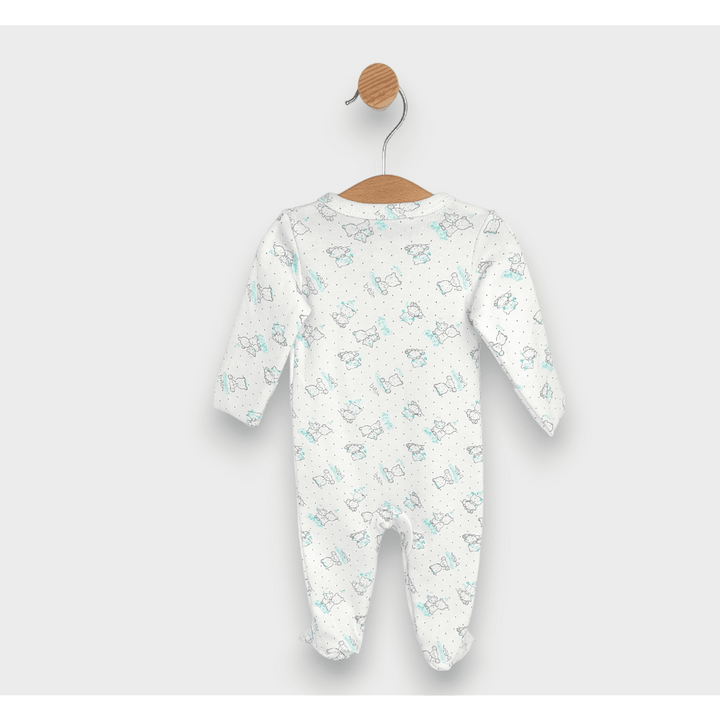 Rainy Бебешки гащеризон Сиви мечета Baby с предно закопчаване 48 - 68 см.