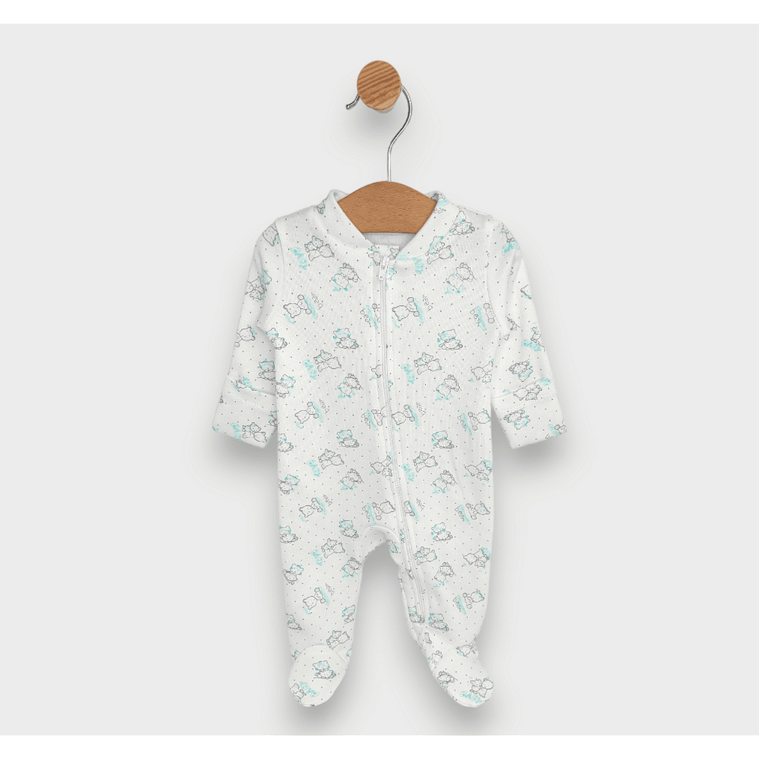 Rainy Бебешки гащеризон Сиви мечета Baby с цип 48 - 68 см.