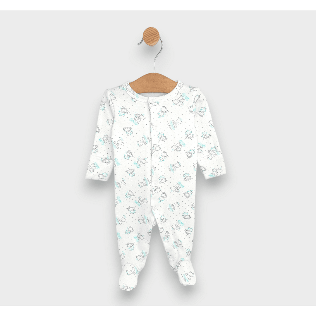 Rainy Бебешки гащеризон Сиви мечета Baby с предно закопчаване 48 - 68 см.