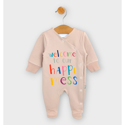 Rainy Бебешки гащеризон Welcome 56 - 74 см. крем