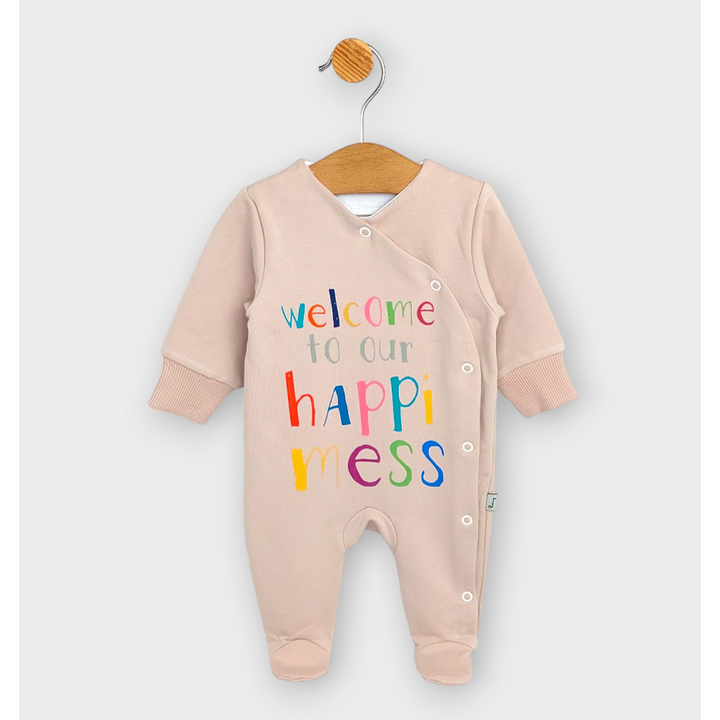 Rainy Бебешки гащеризон Welcome 56 - 74 см. крем