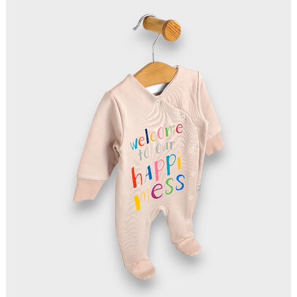 Rainy Бебешки гащеризон Welcome 56 - 74 см. крем