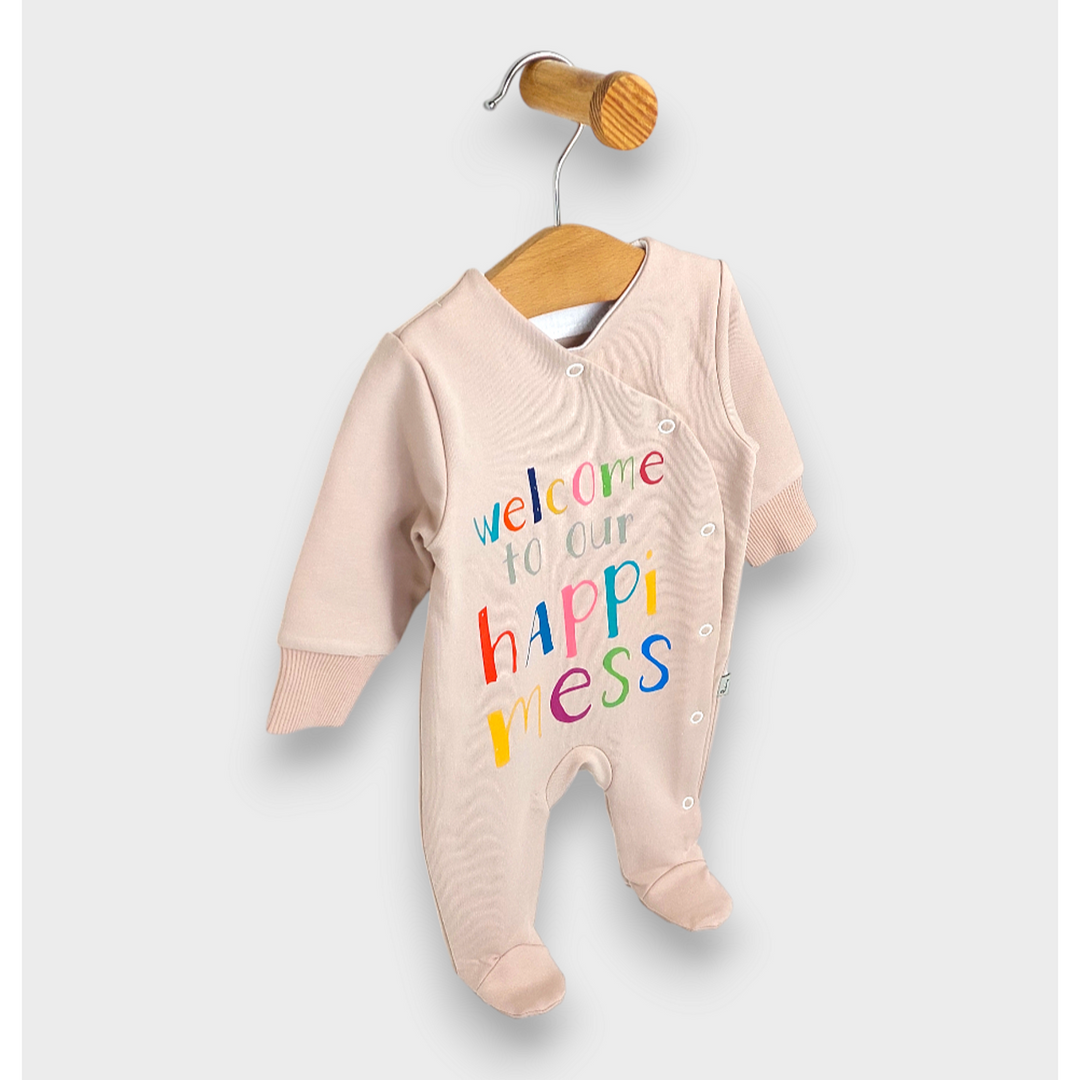 Rainy Бебешки гащеризон Welcome 56 - 74 см. крем