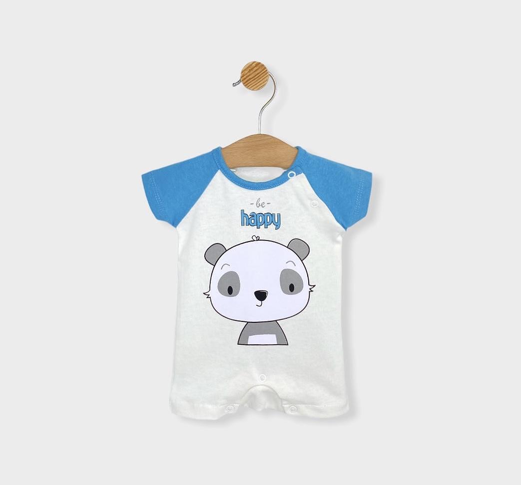 Rainy Бебешки гащеризон Панда Be Happy 56 - 80см. тюркоаз