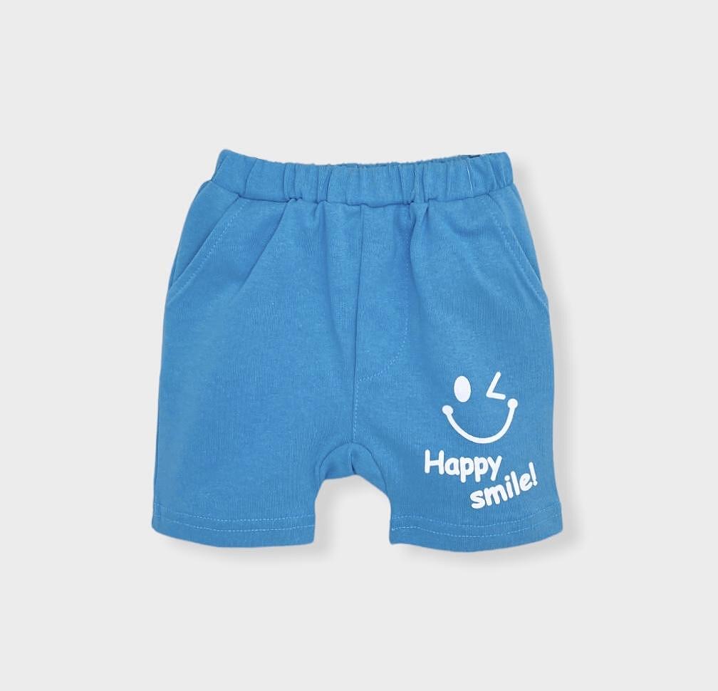 Rainy Бебешки къс панталон Happy Smile 62-86 см. за момче тюркоаз