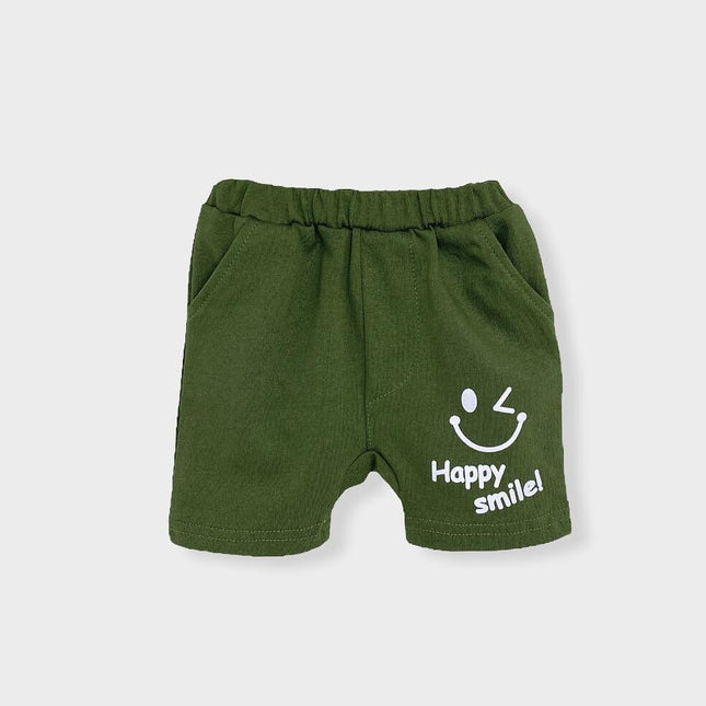 Rainy Бебешки къс панталон Happy Smile 62-86 см. за момче зелен