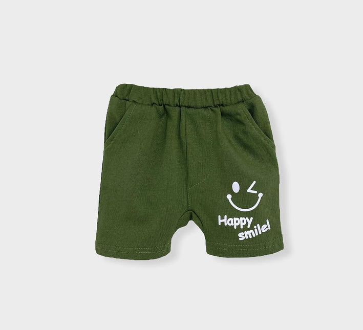 Rainy Бебешки къс панталон Happy Smile 62-86 см. за момче зелен