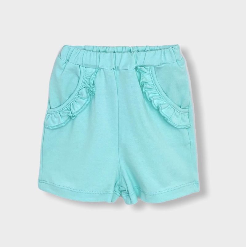 Rainy Бебешки къс панталон с харбали 62-86 см. за момиче резеда