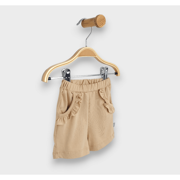 Rainy Бебешки къс панталон с харбали 62-92 см. бежов