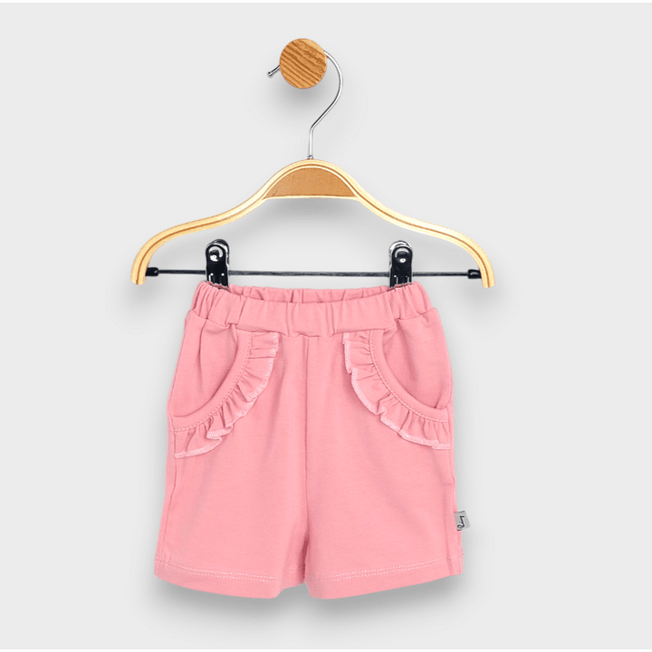 Rainy Бебешки къс панталон с харбали 62-92 см. пудра