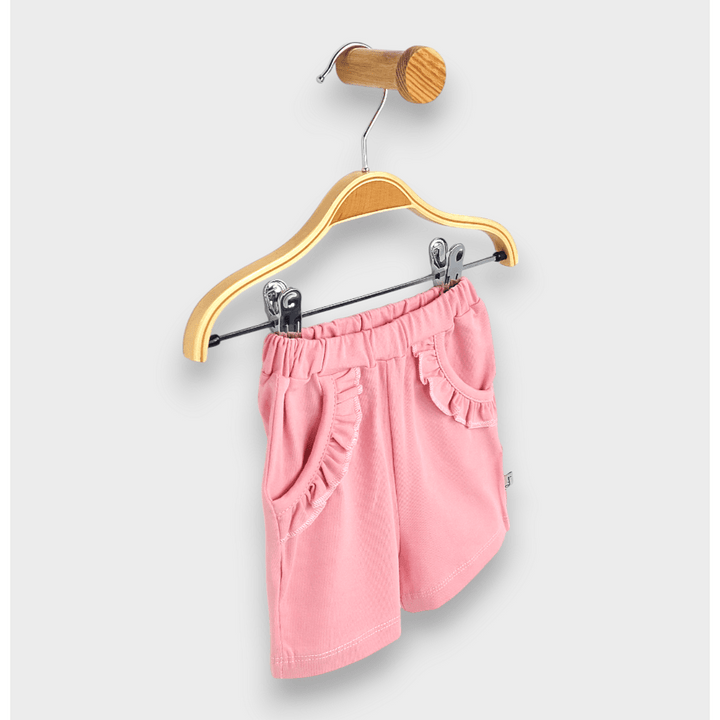 Rainy Бебешки къс панталон с харбали 62-92 см. пудра