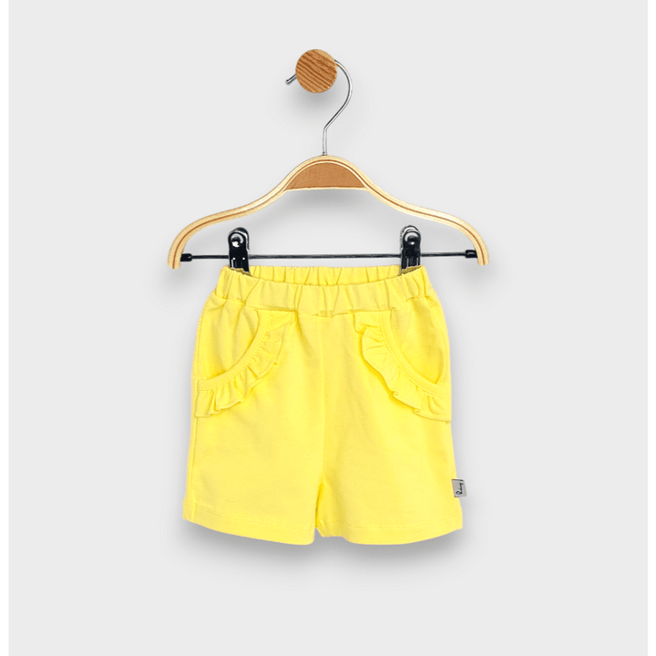 Rainy Бебешки къс панталон с харбали 62-92 см. жълт