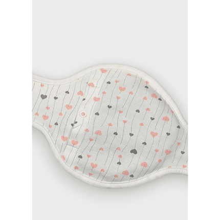 Rainy Бебешки колан против колики с Черешови костилки Розови и сиви сърца