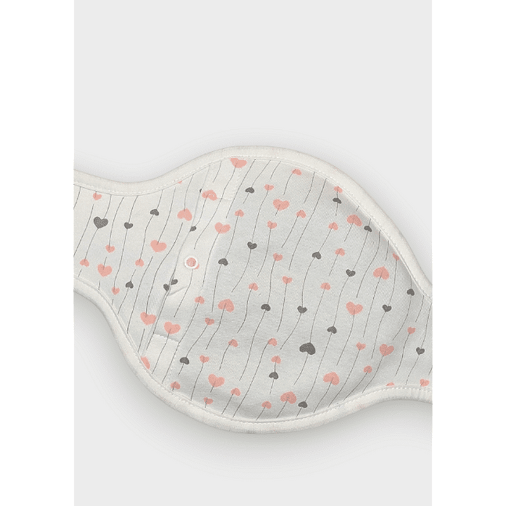 Rainy Бебешки колан против колики с Черешови костилки Розови и сиви сърца