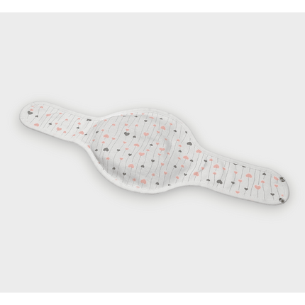 Rainy Бебешки колан против колики с Черешови костилки Розови и сиви сърца