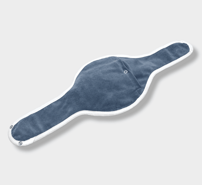 Rainy Бебешки колан против колики със Спелта Мече с букви син