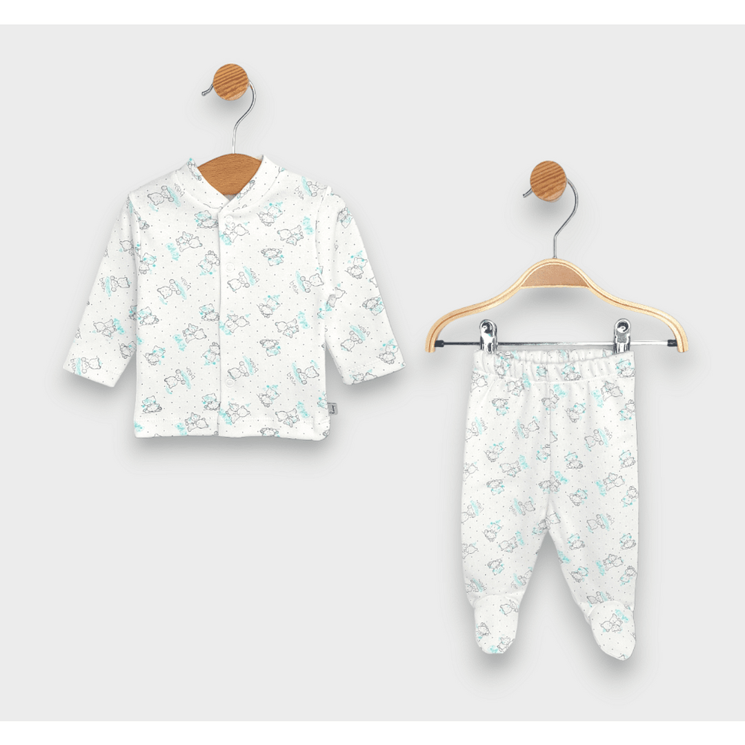 Rainy Бебешки комплект 2 части 48-68 см. Сиви мечета Baby