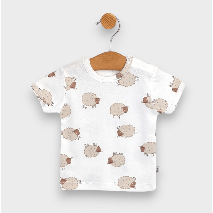 Rainy Бебешки комплект 2 части Beige sheep 62-92см. мока