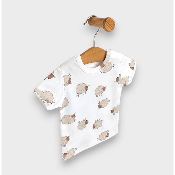 Rainy Бебешки комплект 2 части Beige sheep 62-92см. мока