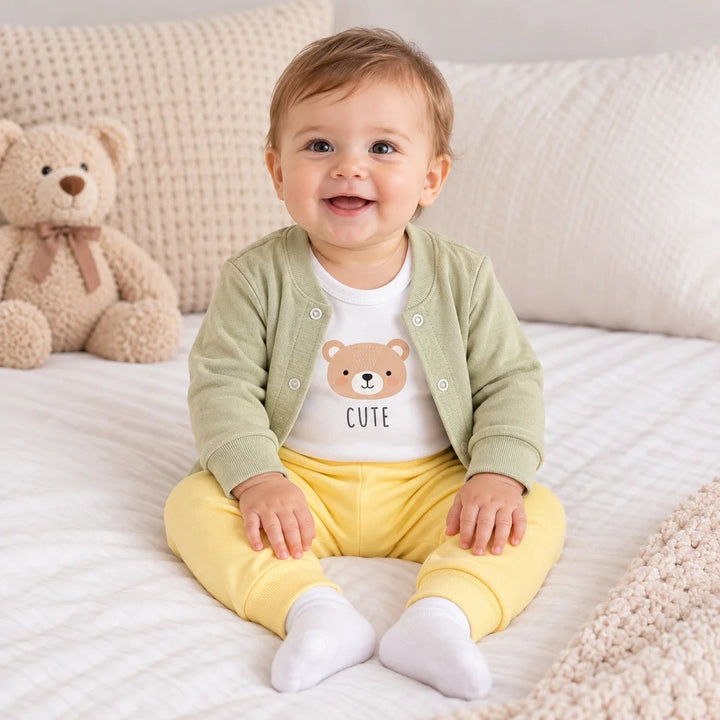 Rainy Бебешки комплект 3 части 56-74 см. Cute bear