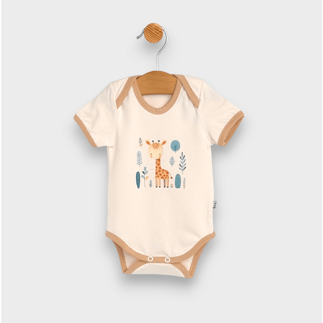 Rainy Бебешки комплект 3 части Baby giraffe 56-74см. мока