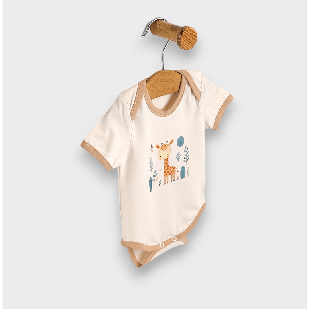 Rainy Бебешки комплект 3 части Baby giraffe 56-74см. мока