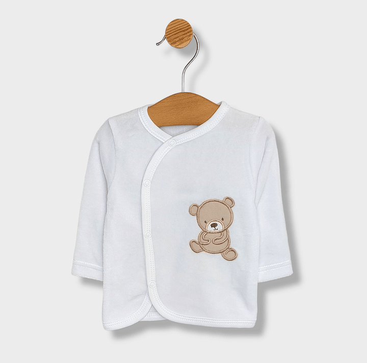 Rainy Бебешки комплект 3 части Little Bear and Rabbit 56-62 см. бял