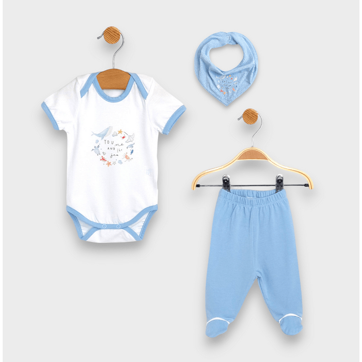 Rainy Бебешки комплект 3 части The sea 56-74см. океан