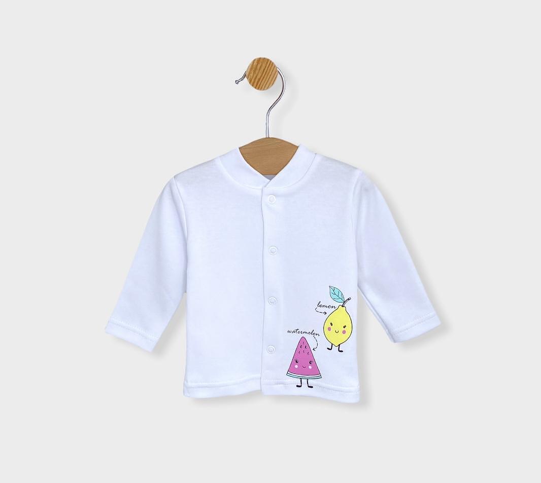 Rainy Бебешки комплект 4 части Плодчета 56 см. бял/жълт