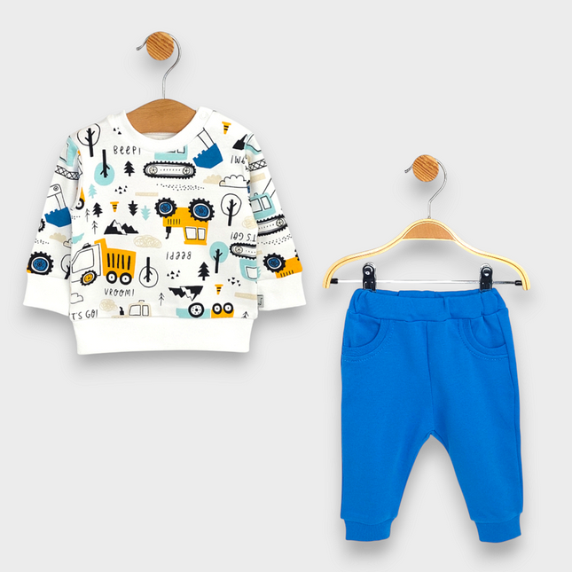 Rainy Бебешки комплект от 2 части Багери 62-92 см. кобалт