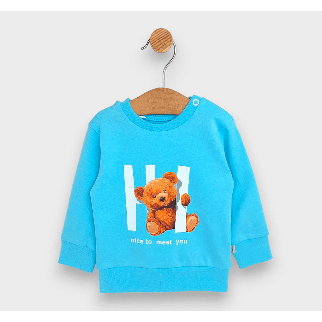 Rainy Бебешки комплект от 2 части Hi Bear 62-92 см. тюркоаз