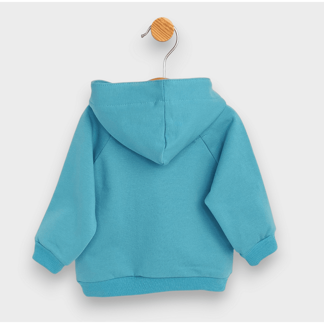 Rainy Бебешки комплект от 2 части Мече с цип 62-92 см. бор